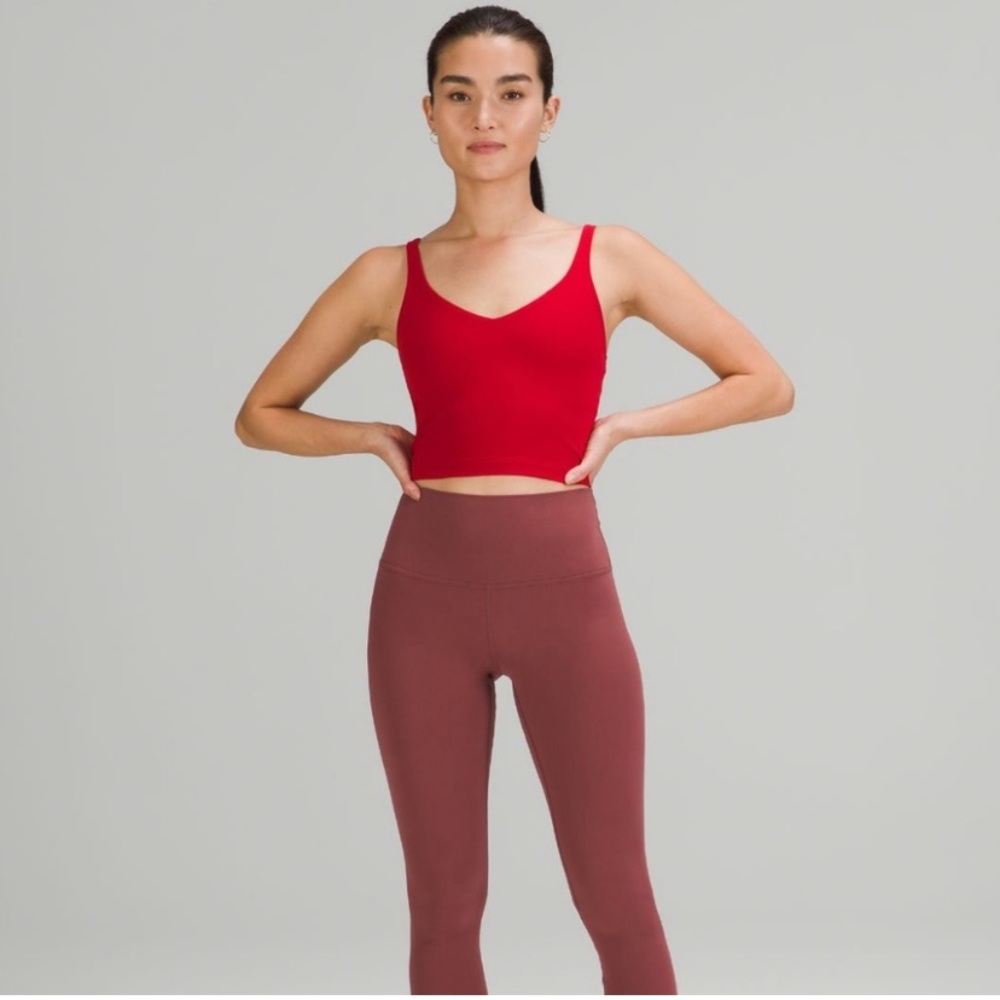 Lululemon Lunar New Year Align Tank Top
Dark Red with Gold EUC